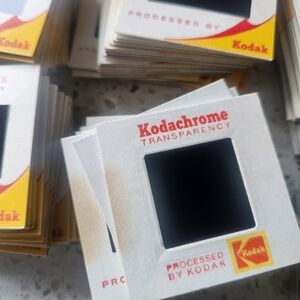 Kodak's Kodachrome 2"x2" Photographs Lot. Total Of 110.